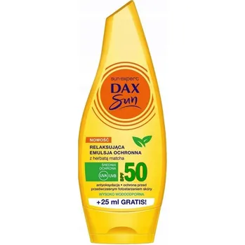Přípravek na opalování Dax Sun Ochranná Emulze Uklidňující s Matcha Čajem SPF 50 175 Ml