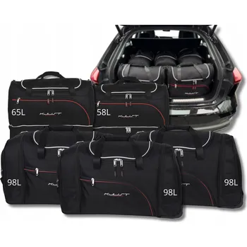 Organizér do auta Sada tašek KJUST do zavazadlového prostoru pro AUDI A5 AVANT MHEV 2024+