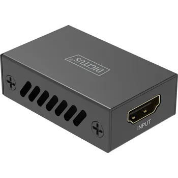 Video kabel Digitus HDMI Repeater 8K/60Hz, zesilovač signálu, dosah 10 m
