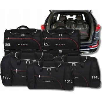 Organizér do auta SADA TAŠEK KJUST PRO SSANGYONG REXTON 2017- , 5 KS