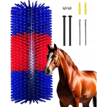 Čištění pro koně DRBADLO PRO SKOT A KONĚ MASÁŽNÍ KARTÁČ PRO KONĚ KOMPAKTNÍ 43,5 CM