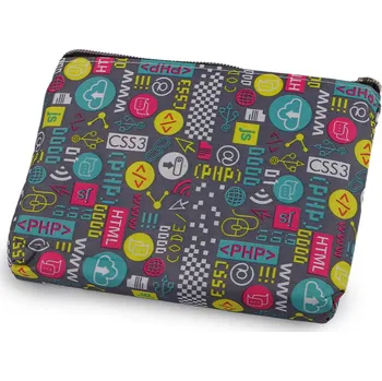 Skládací nákupní taška se zipem 39x40 cm, střední, 47 šedá