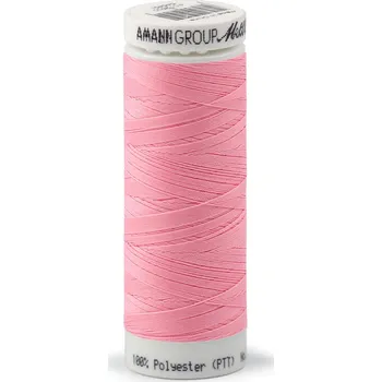Nit Polyesterové elastické nitě Seraflex Mettler návin 130 m, střední, 1056 růžová sv.