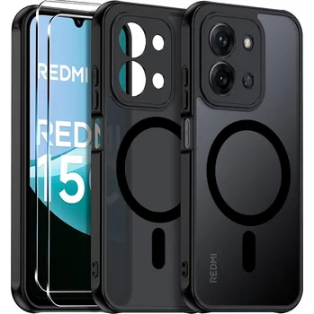 Pouzdro na mobilní telefon Zadní Kryt Koanni pro Xiaomi Redmi 15C černý