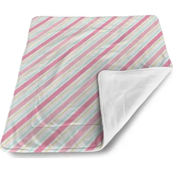 deka Sablio Deka pro miminko Čtyřbarevné pruhy - 80x100 cm