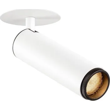 Bodové svítidlo SLV - BIG WHITE GRIP! M Stropní vestavné svítidlo, PHASE, 2700 K, 42°, IP20, válcové, bílá / černá - BIG WHITE (SLV) LA 1009084