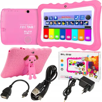 Tablet VZDĚLÁVACÍ TABLET BLOW KIDSTAB 7" ANDROID 13, WI-FI, 2 GB/32 GB, POUZDRO , HRY