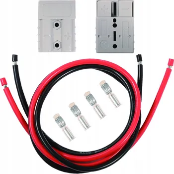 SZYBKOZŁĄCZE AKUMULATOROWE 50A 600V PRO AUTA A PŘÍVĚSY 2 páry svorek