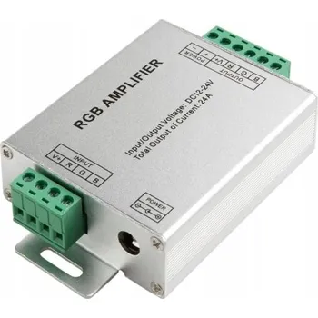 Zabezpečení domácnosti Zesilovač pro LED RGB pásky 12A 144W 60011