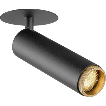 Bodové svítidlo SLV - BIG WHITE GRIP! M Stropní vestavné svítidlo, PHASE, 2700 K, 42°, IP20, válcové, černé / zlaté - BIG WHITE (SLV) LA 1009086