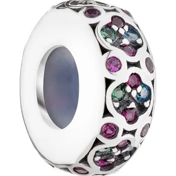 Přívěsek Stříbrný přívěsek Beads se zirkony - zarážka - AP534-2619