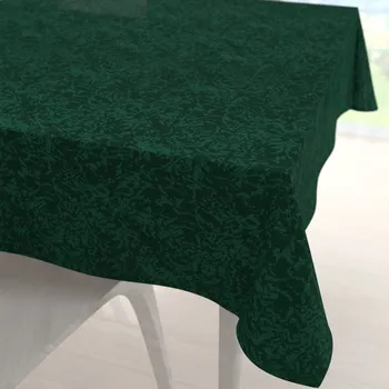 ubrus Velký teflonový čtvercový ubrus TF-035 Venezia smaragdově zelený 150x150 cm