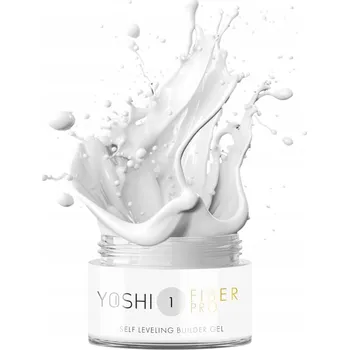 Lak na nehty YOSHI Gel Samovyrovnávací Fiber PRO Gel UV LED No1 15ml