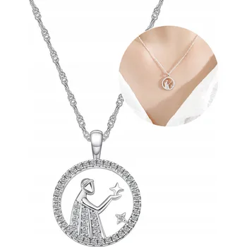 Náhrdelník Stříbrný dámský náhrdelník stříbro znamení zvěrokruhu panna stříbro o ryzosti 925
