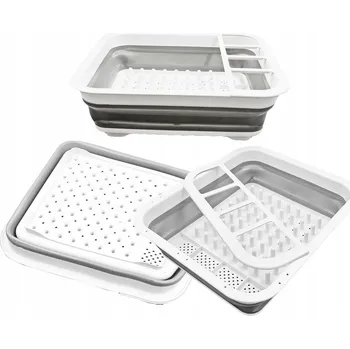 Odkapávač na nádobí Odkapávač na nádobí skládací silikonový organizér