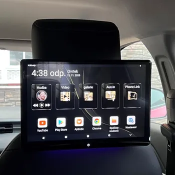 Autoelektronika LCD monitor 12,4" OS Android/USB/SD/HDMI in/out/Bluetooth s držákem na opěrku