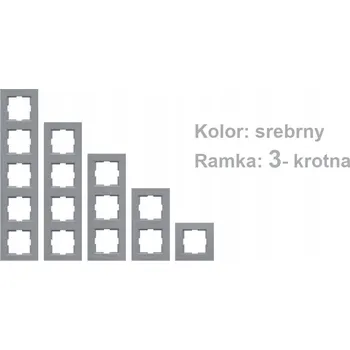 Pouzdro na mobilní telefon Trojitý Rámeček Panasonic , stříbrný