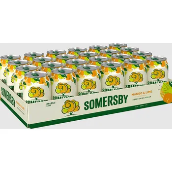 Cider Somersby Mango & Limetka Cider 4,5%, 20x330 ml VÝHODNÉ BALENÍ