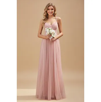 Dámské šaty EVER PRETTY Družičkovské Šaty VIENNA růžové Barva: Růžová, Velikost: 44