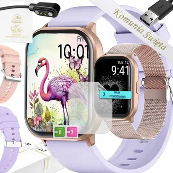 Hodinky Rubicon Hodinky pro Děti ke Svatému Přijímání - Sada 3v1 s Náramkem