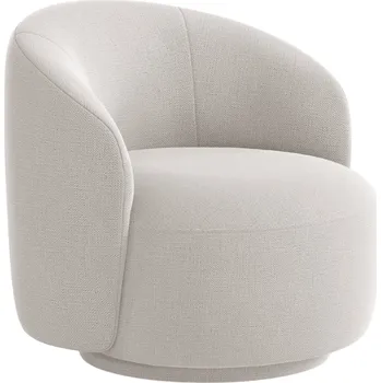 Křeslo Micadoni Světle béžové otočné křeslo Letizia