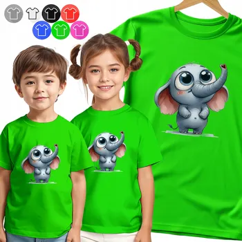 Chlapecké tričko DĚTSKÉ TRIČKO T-SHIRT - SLON – PORTRÉT PRO DĚTI VZOR - XS