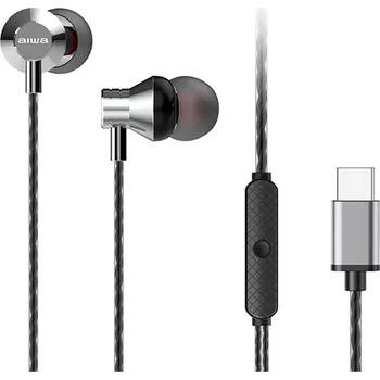 Sluchátka In-ear sluchátka AIWA ESTM-50USB-C SL Stříbrná