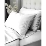 Detexpol Francouzské povlečení Pure Collection mako satén bílé 220x200, 2 ks - 70x80cm