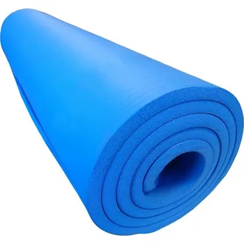 podložka na cvičení Kubisport Gymnastická NBR podložka 183x60x1,2 cm, MODRÁ