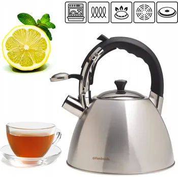 Varná konvice Tradiční ocelová Konvice Ofenbach 3,2 l šedá