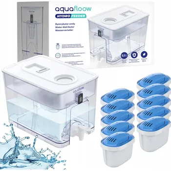 Filtrační konvice Filtrační konvice AquaFloow HydroFeeder MaxiMag 9,5 l bílá