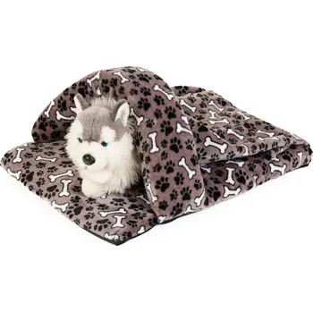 Pelíšek pro psa Pelíšek - "pantofel" tlapky/kosti Velikost matrací: 58x40cm