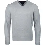 Tommy Hilfiger svetr MW0MW04979 vícebarevný s výstřihem do V, velikost M