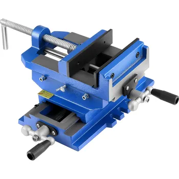 Dílna Vevor Stolní svěrák 2-osý x-y, čelisti 6 inch, otevření 5.7 inch, litina