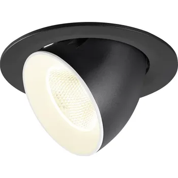 Bodové svítidlo SLV - BIG WHITE NUMINOS® GIMBLE L Stropní vestavné svítidlo, 4000 K, 20°, IP20, kulaté, černé / bílé - BIG WHITE (SLV) LA 1009740