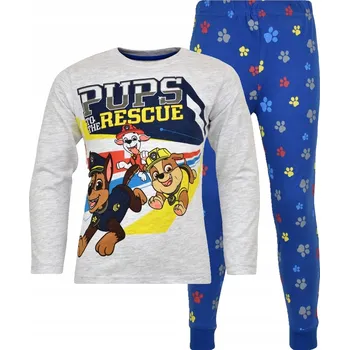 Chlapecké pyžamo Dětské pyžamo Tlapková patrola CHASE s dlouhým rukávem, velikost 128