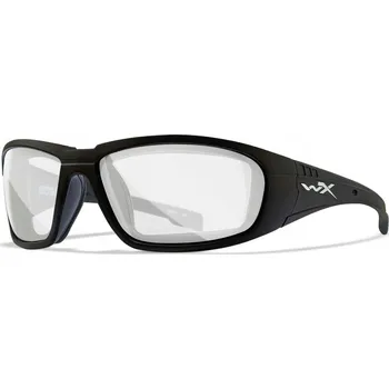 Sluneční brýle Taktické ochranné brýle Wiley X Boss - Čiré sklo / Matná černá