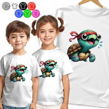 Chlapecké tričko DĚTSKÉ TRIČKO - ŽELVA – SPORTOVNÍ NINJA PRO DĚTI VZOR - XXS