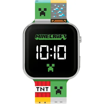 Hodinky Digitální hodinky Minecraft s barevným páskem