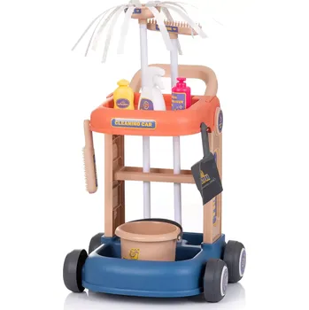 Dětská domácnost Dětský úklidový vozík CHIPOLINO s příslušenstvím