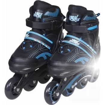 Kolečkové brusle Kolečkové Brusle New Sports modré, ABEC 7, velikost 35 - 38