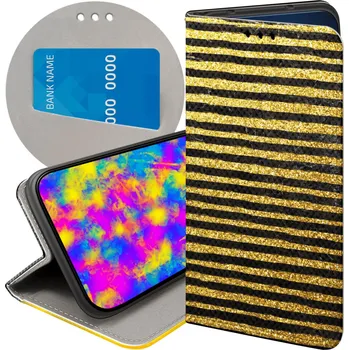 Pouzdro na mobilní telefon Flipové pouzdro Hello Case pro Xiaomi Redmi Note 8 Pro zlaté