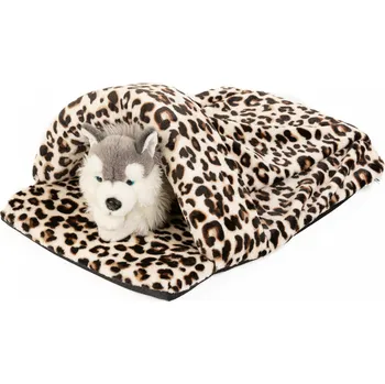 Pelíšek pro psa Pelíšek - "pantofel" tygrovaná Velikost matrací: 58x40cm