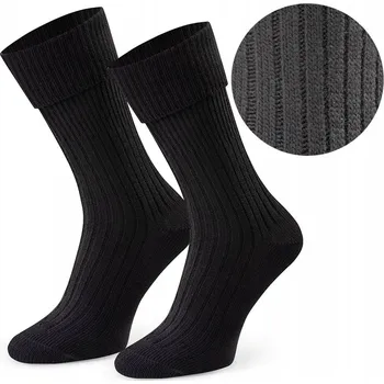 Pánské ponožky Steven Ponožky ponožky beztlakové na spaní černá velikost 44-46