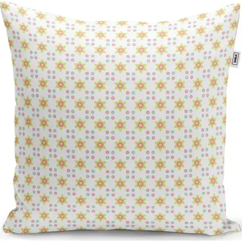 Polštář Sablio Polštář Barevné kytičky - 50x50 cm