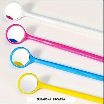 Sada nářadí zubařské zrcátko modré, plast