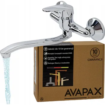 Vodovodní baterie Nástěnná umyvadlová baterie Avapax ONCLO stříbrná