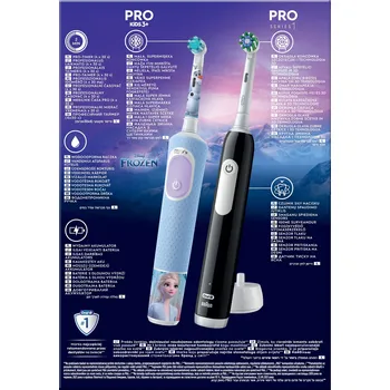 Elektrický zubní kartáček Elektrické zubní kartáčky Oral-B, rodinné balení, dvojité balení