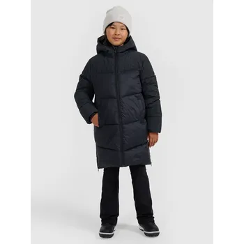 Dívčí péřová bunda se syntetickou výplní - černá