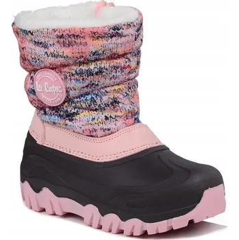 Dívčí zimní obuv Dětské sněhule Lee Cooper 3770K zateplené zimní boty pro dívky, velikost 28